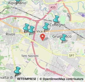 Mappa Via Albenga, 10098 Rivoli TO, Italia (2.94364)