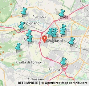 Mappa Via Albenga, 10098 Rivoli TO, Italia (3.64923)