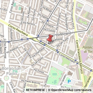 Mappa Via Villarbasse,  16, 10138 Torino, Torino (Piemonte)