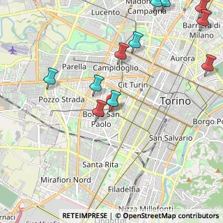 Mappa Via Cervignasco, 10141 Torino TO, Italia (2.75727)