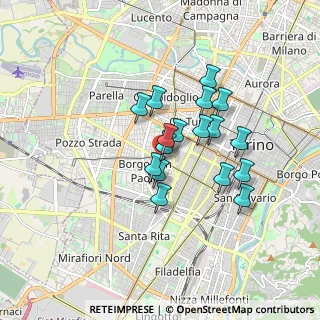 Mappa Via Cervignasco, 10141 Torino TO, Italia (1.33824)