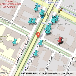 Mappa Corso Rodolfo Montevecchio, 10129 Torino TO, Italia (0.06304)