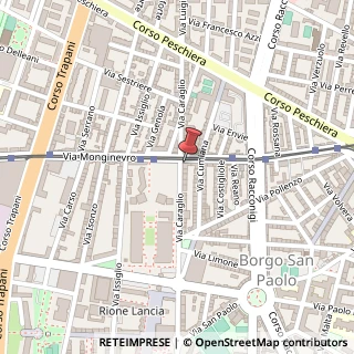 Mappa Via Monginevro, 93, 10141 Torino, Torino (Piemonte)