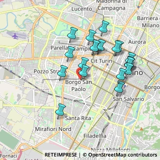Mappa Via Pollenzo, 10141 Torino TO, Italia (1.895)