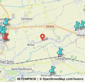 Mappa Via Giosuè Carducci, 45010 Ceregnano RO, Italia (4.111)