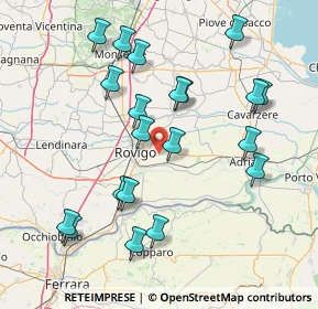 Mappa Via Giosuè Carducci, 45010 Ceregnano RO, Italia (16.3235)