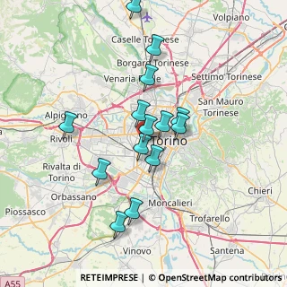 Mappa Via Reano, 10141 Torino TO, Italia (6.29857)