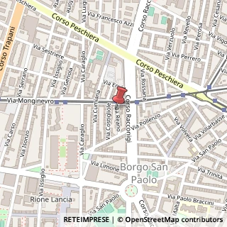 Mappa Via Reano,  10, 10141 Torino, Torino (Piemonte)