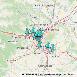 Mappa Via Reano, 10141 Torino TO, Italia (6.26167)