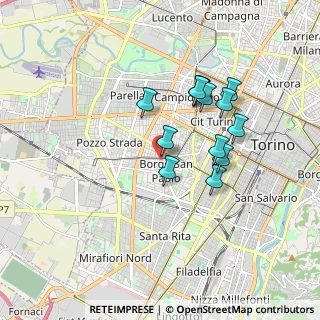Mappa Via Reano, 10141 Torino TO, Italia (1.51231)