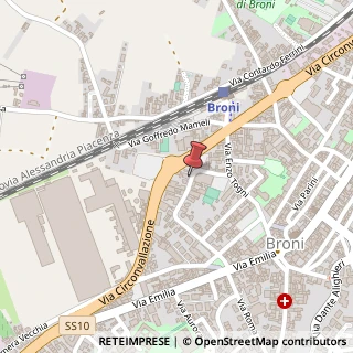 Mappa Via Montebello, 43, 27043 Broni, Pavia (Lombardia)