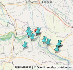 Mappa Via San Gobatti, 45032 Bergantino RO, Italia (6.30667)