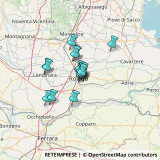 Mappa Via Giro Giacomo, 45100 Rovigo RO, Italia (7.99471)