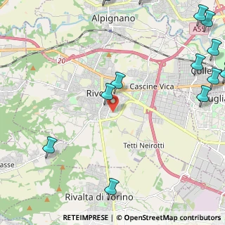 Mappa Strada Nuova Tetti, 10098 Rivoli TO, Italia (3.41923)