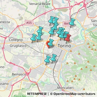 Mappa Via Martiniana, 10141 Torino TO, Italia (2.91875)