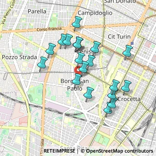 Mappa Via Chiomonte, 10141 Torino TO, Italia (0.8645)