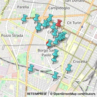 Mappa Via Chiomonte, 10141 Torino TO, Italia (0.8585)