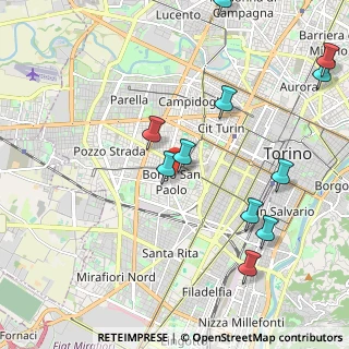 Mappa Via Chiomonte, 10141 Torino TO, Italia (2.41545)