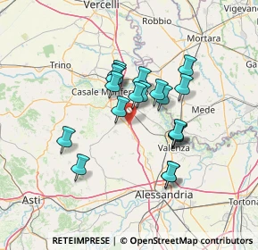 Mappa Via Gerbida, 15040 Occimiano AL, Italia (10.94211)