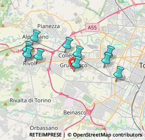 Mappa Parco Culturale Le Serre, 10095 Grugliasco TO, Italia (3.62091)