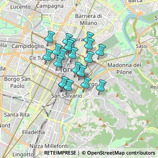 Mappa Torino, 10036 Torino TO, Italia (1.3095)