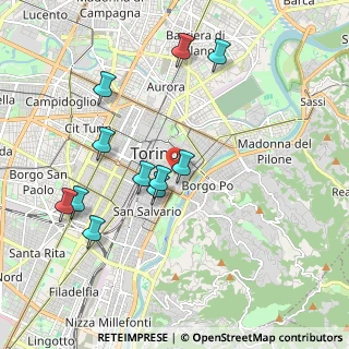 Mappa 10123 Torino, Italia (1.95364)