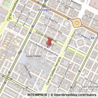 Mappa Corso Rodolfo Montevecchio, 38, 10129 Torino, Torino (Piemonte)