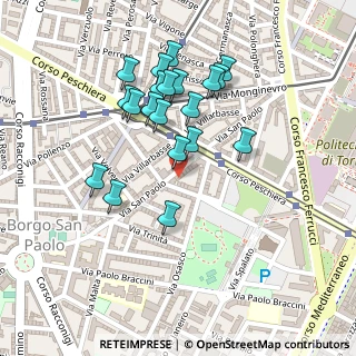 Mappa Via Bossolasco, 10141 Torino TO, Italia (0.2155)