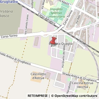 Mappa Via fogazzaro 8/10, 10095 Grugliasco, Torino (Piemonte)