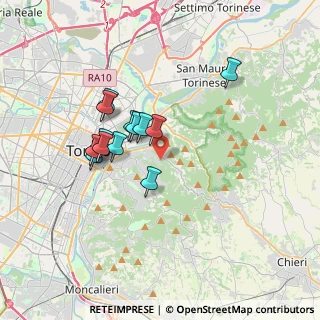 Mappa Madonna del Pilone, 10132 Torino TO, Italia (2.91769)