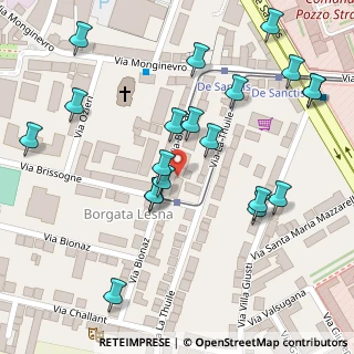 Mappa Via Bionaz, 10146 Torino TO, Italia (0.1435)