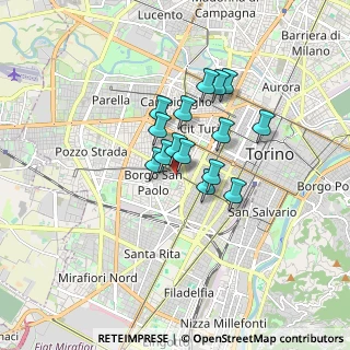 Mappa Via Paesana, 10141 Torino TO, Italia (1.14867)