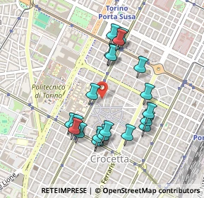 Mappa Via Antonio Cantore, 10129 Torino TO, Italia (0.442)