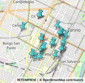 Mappa Via Antonio Cantore, 10129 Torino TO, Italia (0.7815)