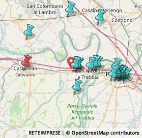 Mappa SP 13, 29010 Rottofreno PC, Italia (8.046)