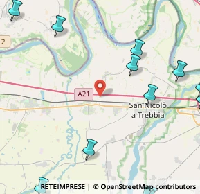 Mappa SP 13, 29010 Rottofreno PC, Italia (7.688)