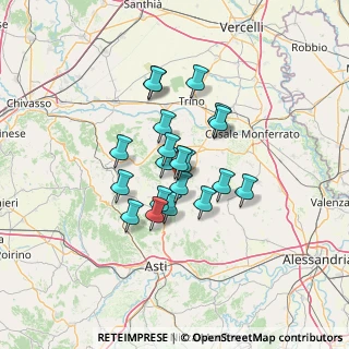 Mappa Castelletto Merli, 15020 Castelletto Merli AL, Italia (9.7485)