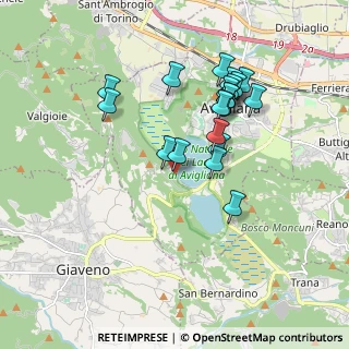 Mappa Via Monginevro, 10051 Avigliana TO, Italia (1.7)