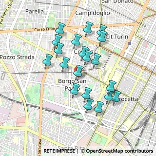 Mappa Via Dante Di Nanni, 10141 Torino TO, Italia (0.8465)