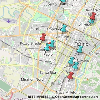 Mappa Via Dante Di Nanni, 10141 Torino TO, Italia (2.38091)