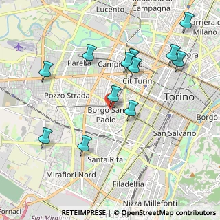 Mappa Via Dante Di Nanni, 10141 Torino TO, Italia (2.14333)