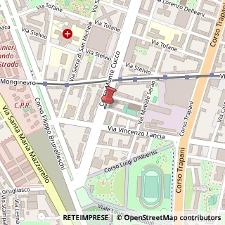 Mappa Corso Monte Cucco,  131, 10141 Torino, Torino (Piemonte)