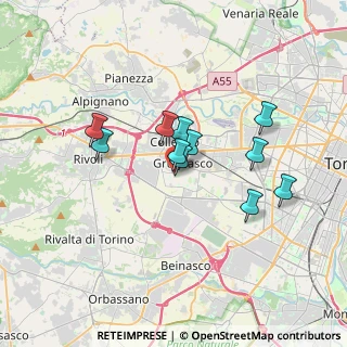 Mappa Piazza Papa Giovanni XXIII, 10095 Grugliasco TO, Italia (2.75273)