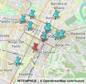 Mappa Torino - C.so Vittorio Emanuele, 10128 Torino TO, Italia (1.63)