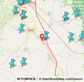 Mappa 15040 Occimiano AL, Italia (6.4755)