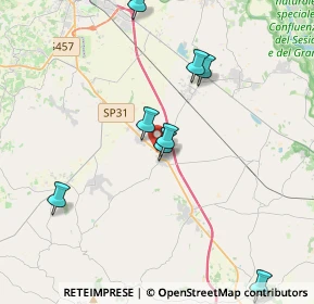 Mappa 15040 Occimiano AL, Italia (6.59167)