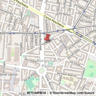 Mappa Via Chiomonte, 33, 10141 Torino, Torino (Piemonte)