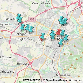 Mappa Via Sagra di San Michele, 10141 Torino TO, Italia (4.00533)