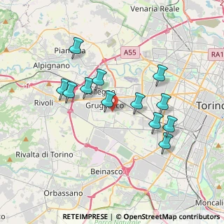 Mappa ALBANO FABIO, 10095 Grugliasco TO, Italia (3.36583)
