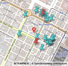Mappa Via Vincenzo Vela, 10122 Torino TO, Italia (0.251)